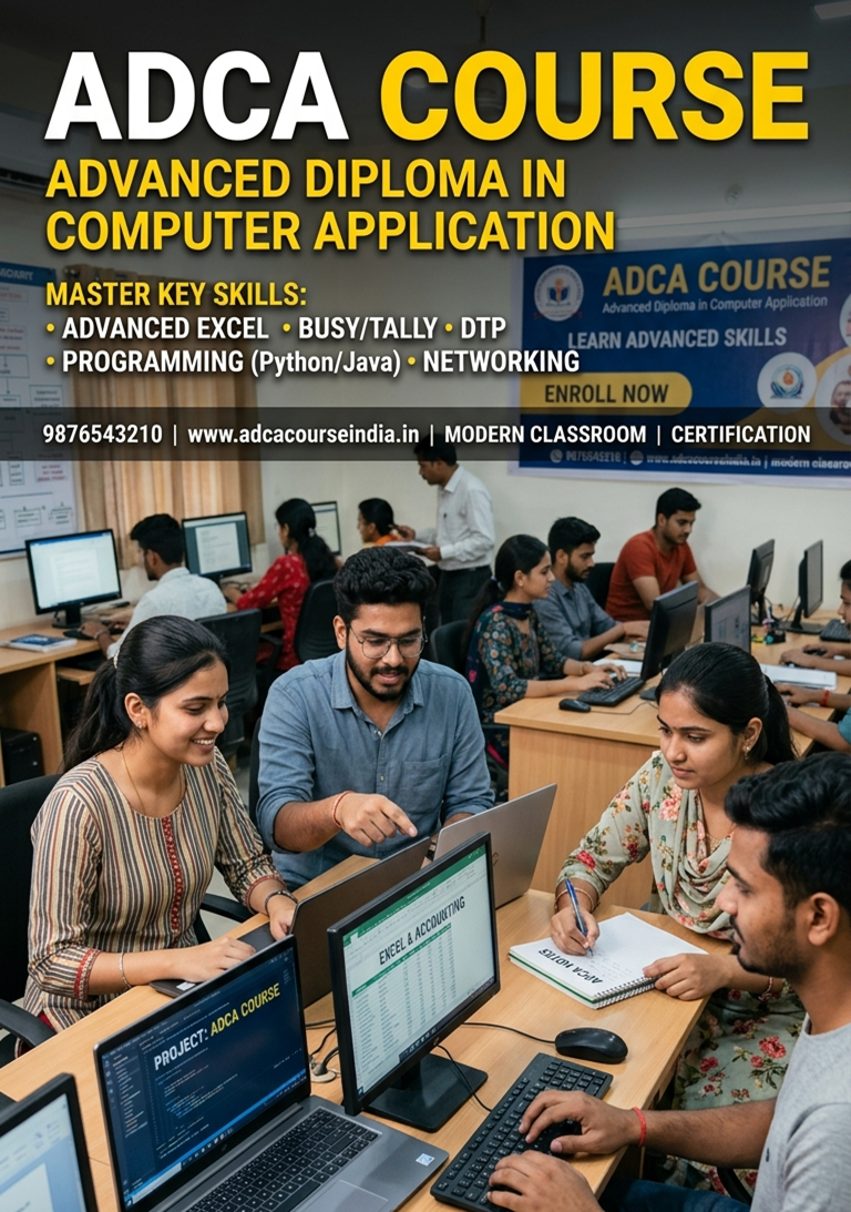 ADCA (Advanced Diploma in Computer Applications)